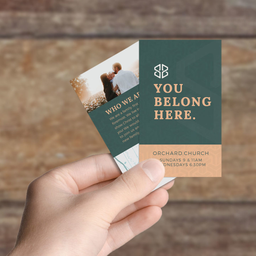 Verdant Invite Cards - Church Creative Works - Church Creative Works With Regard To Church Invite Cards Template
